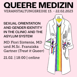 🏳️‍🌈🩺 Sexual orientation and gender identity in the clinic and the asylum system | Queere Medizin 🩺🏳️‍🌈 @ online